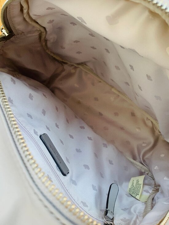 Like New Kate Spade Grey/Taupe Small Backpack, Silver Hardware main image 4